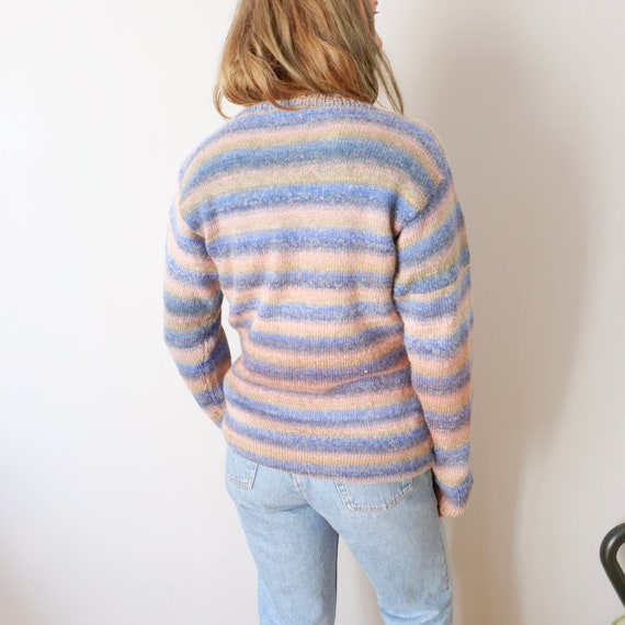 Vintage handmade long jumper wool soft to skin sw… - image 6