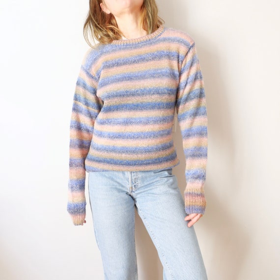 Vintage handmade long jumper wool soft to skin sw… - image 8