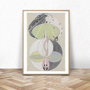 Hilma Af Klint / Tree of Knowledge No 5 /  Museum Gallery poster /   Art