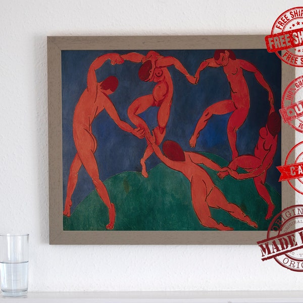 Matisse The Dance Print, The Dance By Henri Matisse Print, The Dance, Henri Matisse,  Museum,  Wall Art Print, Exhibition Poster