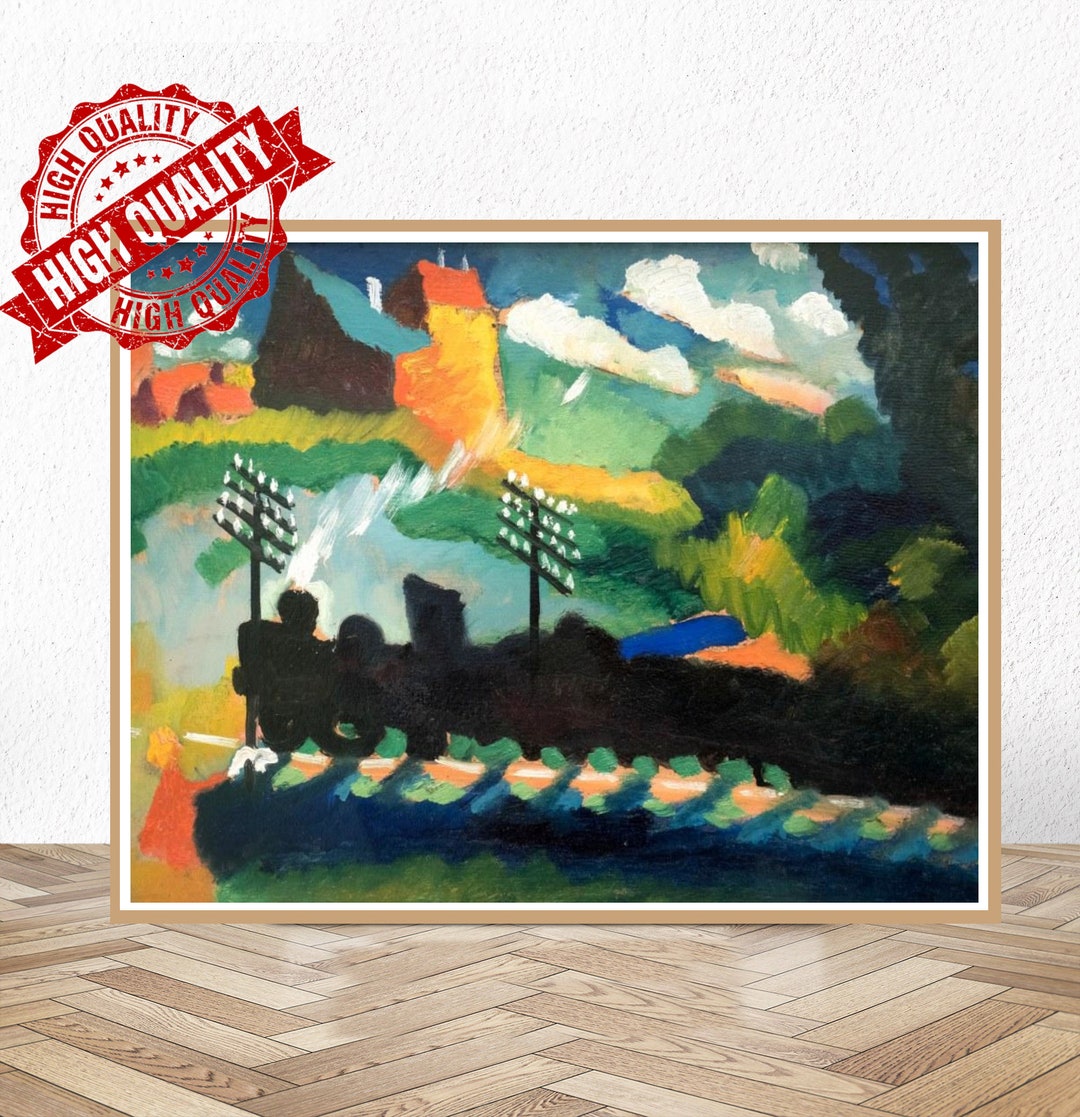 Railroad at Murnau / Vasily Kandinsky / by Wassily Kandinksy / by ...