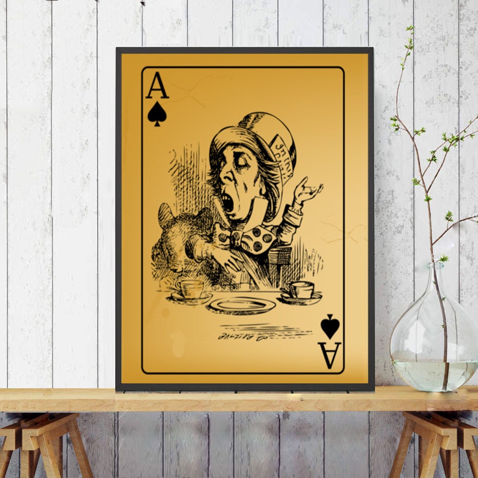 Alice Alice im Wunderland verrückt Hutmacher weißes | Etsy