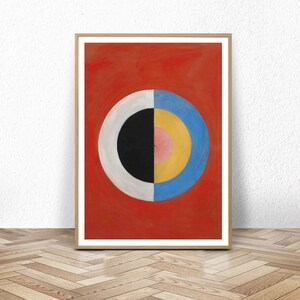 Primordial Chaos, No. 17, The WU-ROSEN Series. Grupp 1  / by Hilma Af Klint / Museum Poster  / Gallery Print
