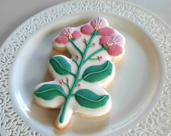 Mom Mother's Day Flowers Special Occasions or Celebrations 8 Custom Designed Sugar Cookies