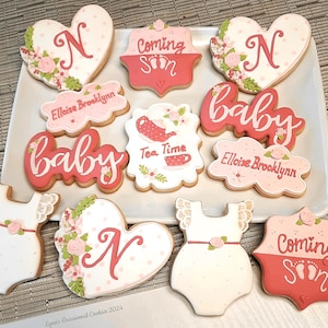 Baby Shower Custom Sugar Cookies