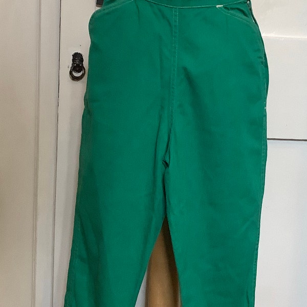 vintage 1950’s green capri pants