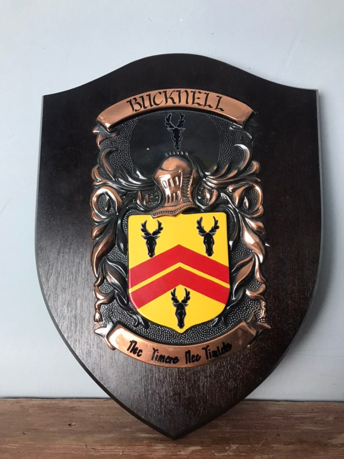 Wooden Family Crest Wall Plaque Display Shield Coat of Arms - Etsy UK