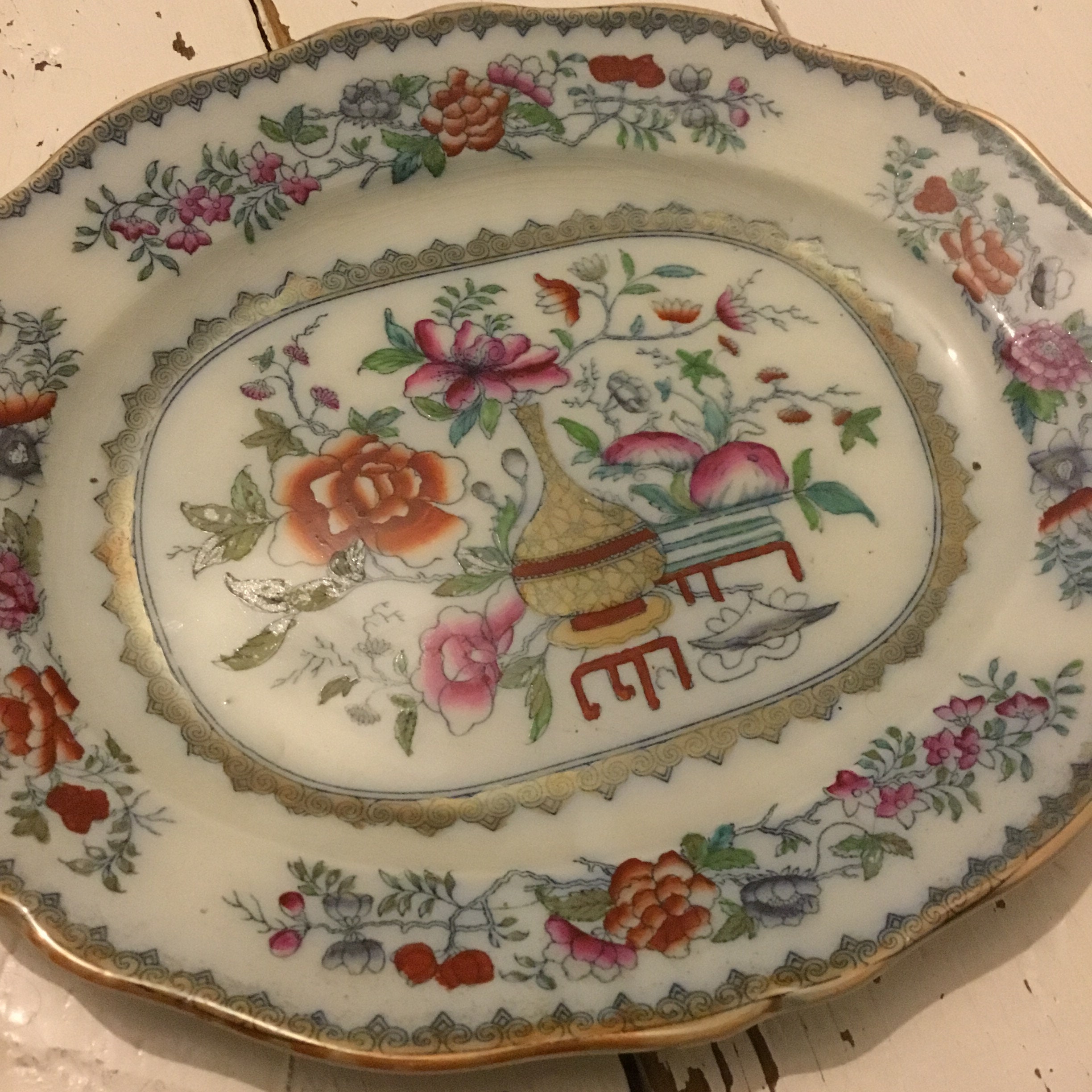 Royal Doulton Bottle Japan Oval plate Vintage Etsy