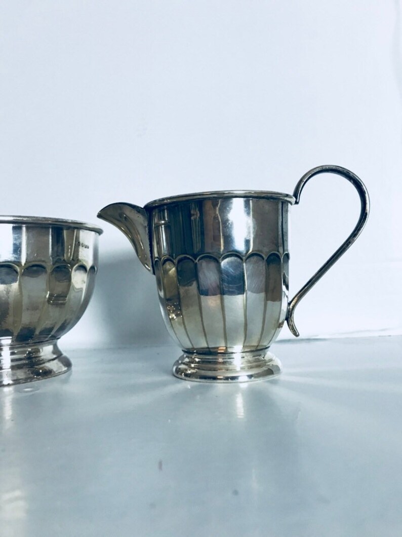 Vintage Mid Century EPNS silver plated 4pcs Tea set Bakelite Etsy