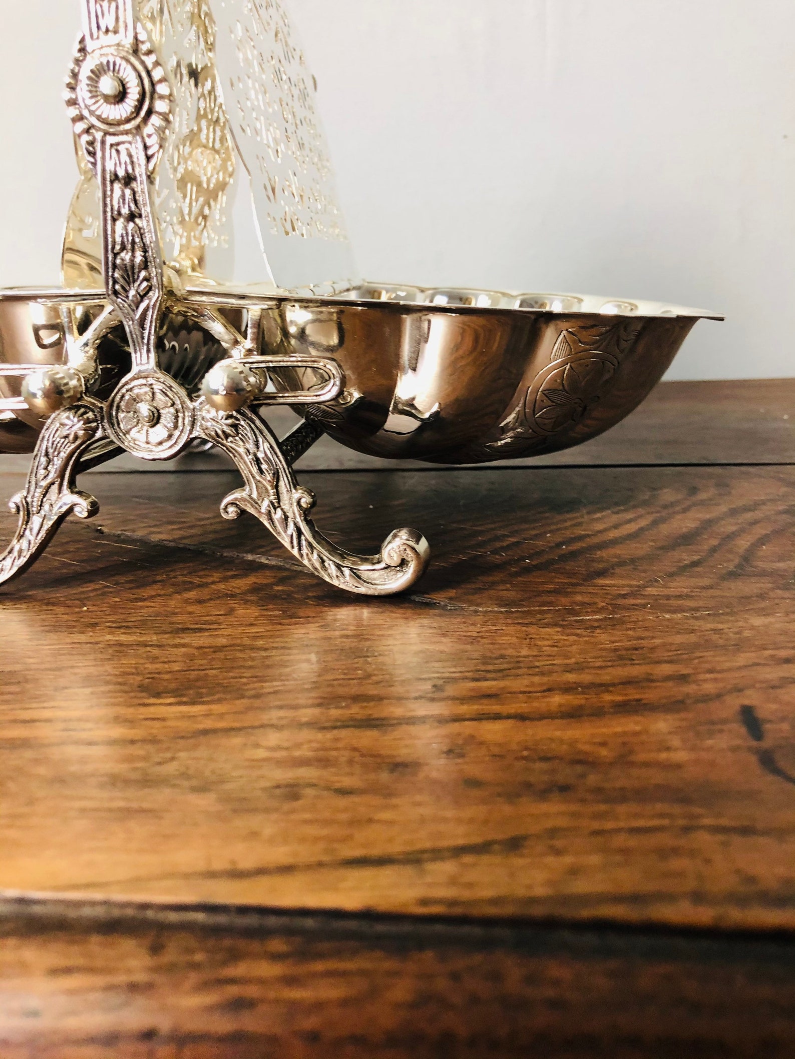 Vintage Silver Plated Biscuit Warmer Holder Shell Clam Etsy Canada