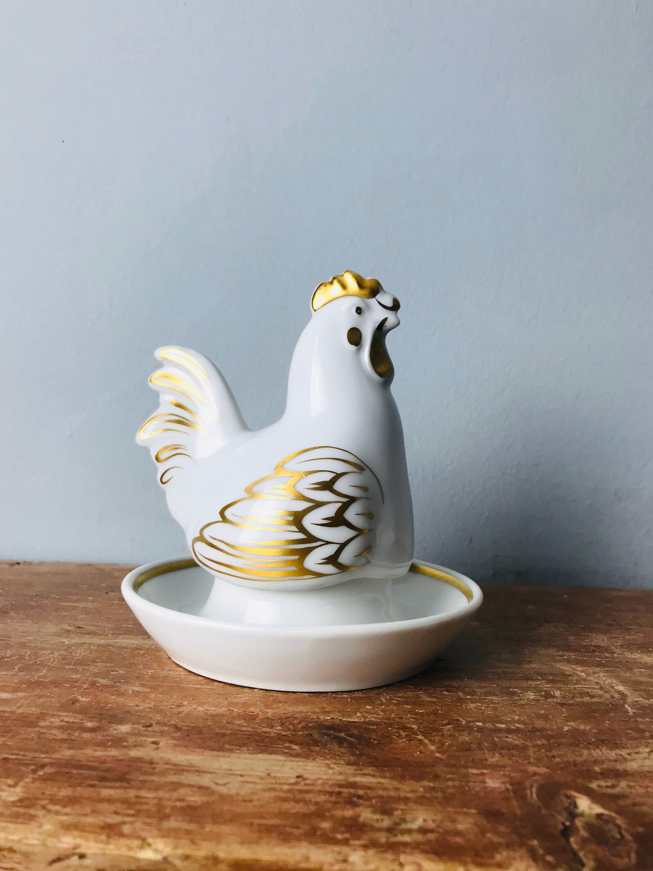 Royal Worcester Ceramic Porcelain Hen Chicken Egg Holder Cup Etsy