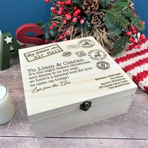 Letter From Santa and Elves Christmas Eve Box Personalised XMAS Treats Gift