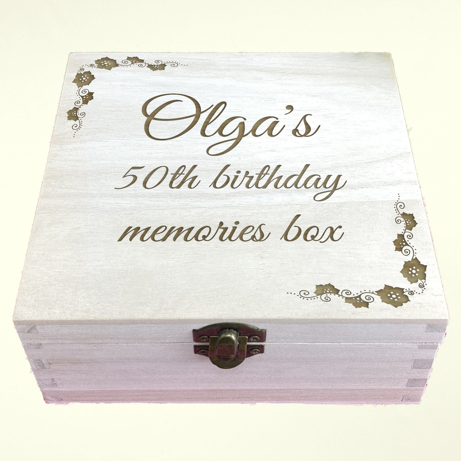 Birthday Memory Box Memories Personalised Gift 18th 21st 30 40 Etsy