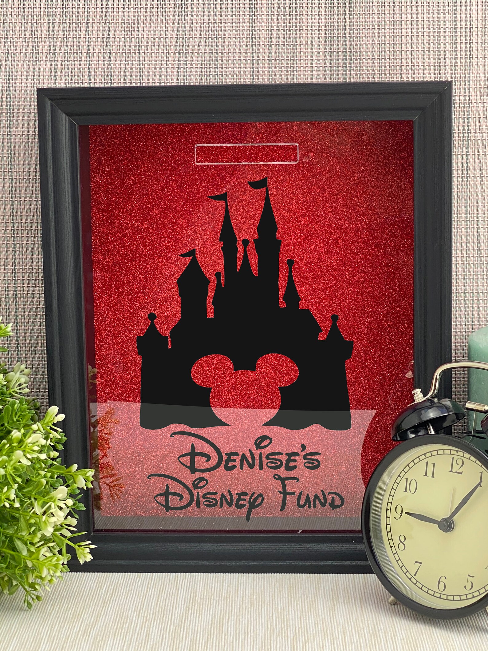 Disney World Land Fund Money Box Holiday Magical Castle Gift Etsy UK