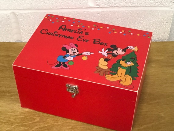 Regali Di Natale Shabby Chic.Vintage Disney Shabby Chic Personalised Christmas Eve Box Etsy