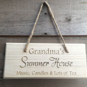 Personalised Engraved Wooden Plaque Bespoke Engraving Bild 1