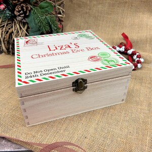 Postal Carta de Papá Noel Caja de regalo de Nochebuena Golosinas Actividad festiva personalizada Regalo de Navidad Papá Noel