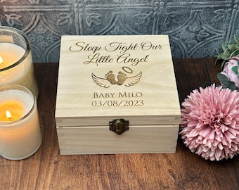 Baby Loss Miscarriage - Personalised Memory Box - Remembrance - Grief Mourning - Still Birth - Still Born - Comfort Gift  Memories