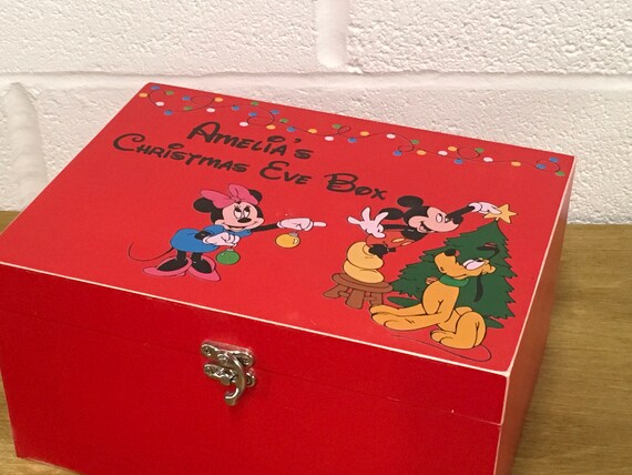 Vintage Disney Shabby Chic Personalised Christmas Eve Box Etsy Hong Kong