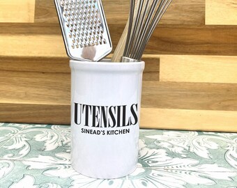 Utensils Kitchen Cooking Utensils Tools Cutlery Pot Holder Personalised Gift Decor Housewarming Mother's Father's Day Gift