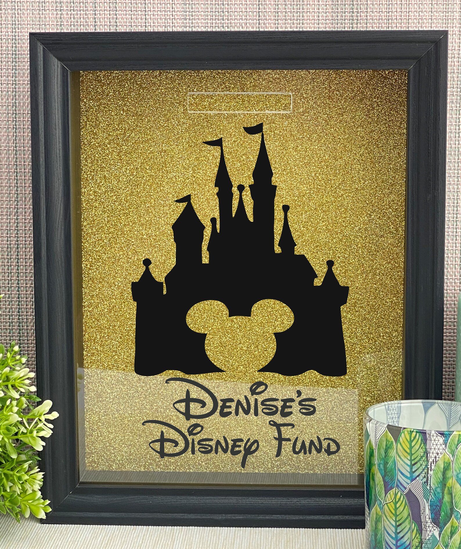 Disney World Land Fund Money Box Holiday Magical Castle Gift Etsy