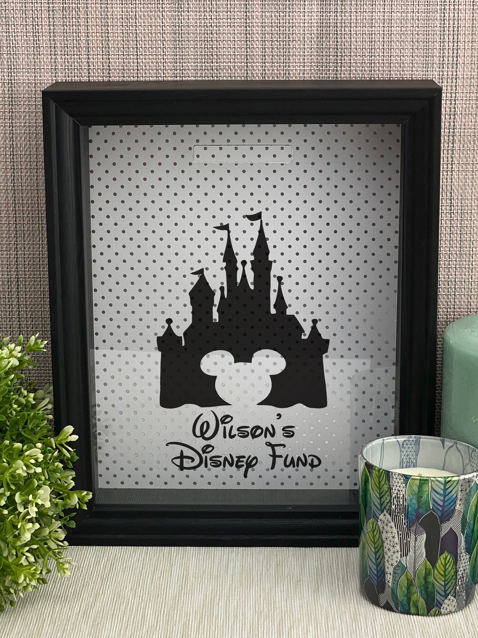 Disney World Land Fund Money Box Holiday Magical Castle Gift Etsy