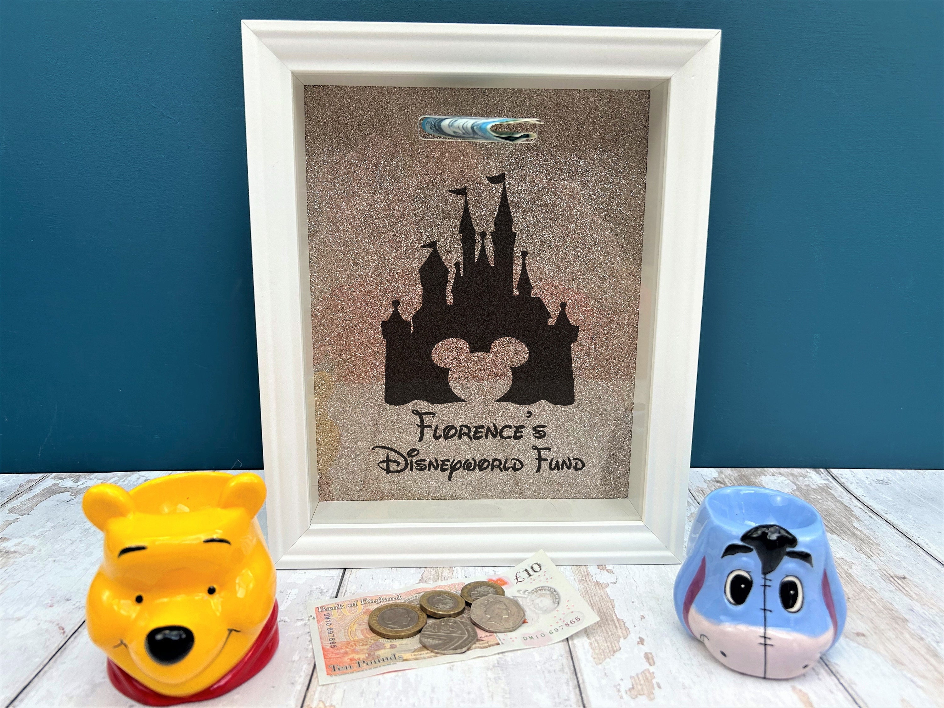 Disney World Land Fund Money Box Holiday Magical Castle Gift Etsy