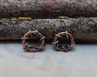 Twisted Jump Rings - Closed Jump Rings - Fancy Jump Rings - Copper Jump Rings - Copper Connectors - Copper Findings - Artisan Findings