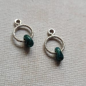 Sterling silver earring components - sterling silver findings - artisan sterling silver jewelry component - silver findings - lampwork glass