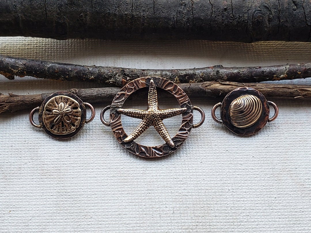 Beachy Mixed Metal Jewelry Connectors Beachy Jewelry Etsy