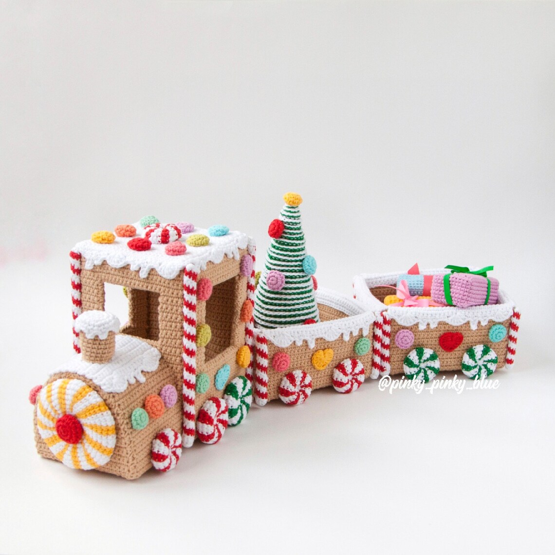 Gingerbread Train Crochet Pattern Etsy