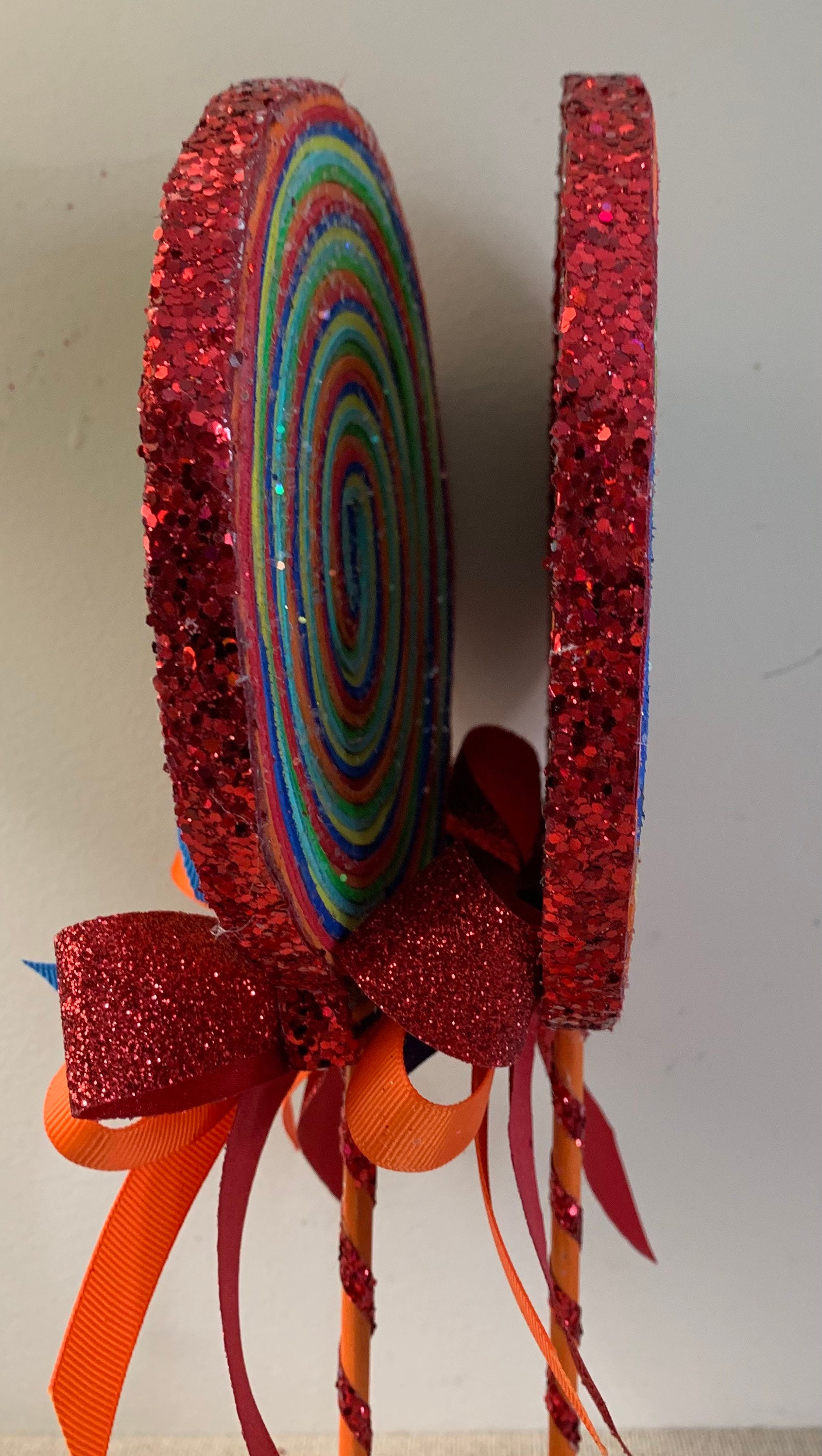 Faux lollipop candy party favors