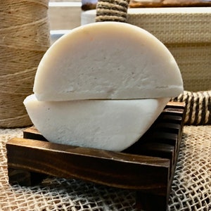 Shampoo Bar Tallow and Cream, Moisturizing Natural and Goat Milk Handcrafted