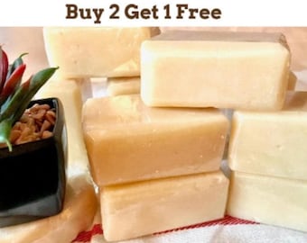 Jabón cremoso de leche de cabra orgánico, natural y hecho a mano