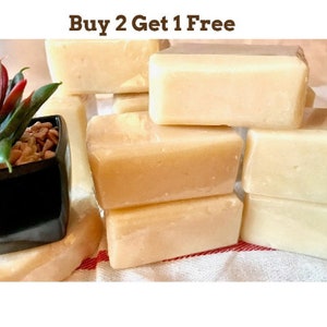 Creamy Organic Goat Milk Soap Bars Handmade