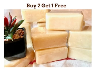 Creamy Organic Goat Milk Soap, Handmade, Moisturizing, Dry Skin Bar