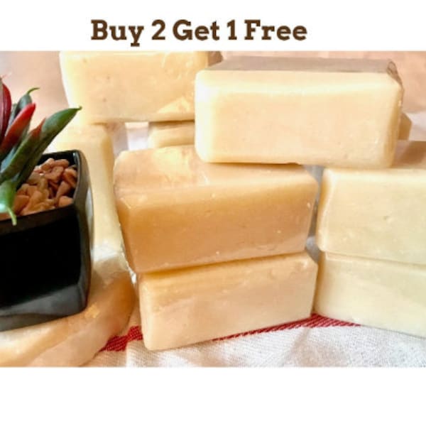 Creamy Organic Goat Milk Soap Bars Handmade