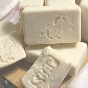 Donkey Milk Soap Unscented Original Bath Size Bars; Single. 3. or 4 Packs