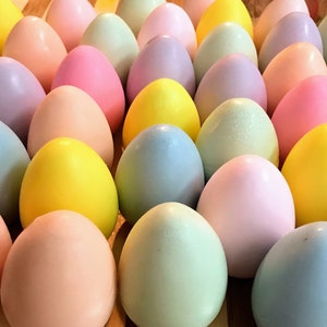 Hello Spring! Soapy Pastel Egg Soap, Easter Farm House Egg Decor