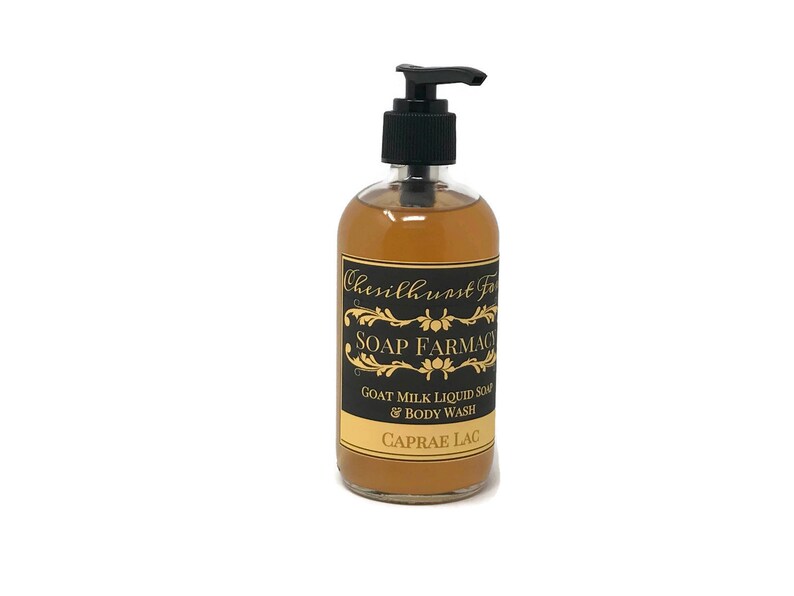 Goat Milk Body Wash Organic Caprae Lac Liquid Soap Etsy