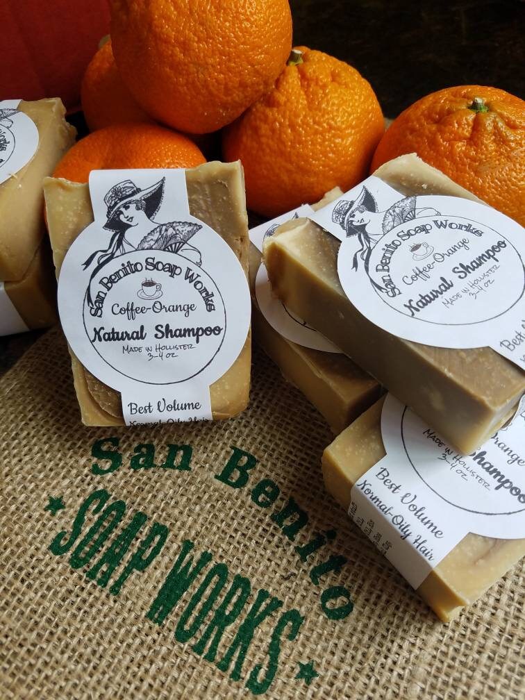 Wake Up With Coffee Shampoo Natural Soap Shampoo Bar Coffee Orange