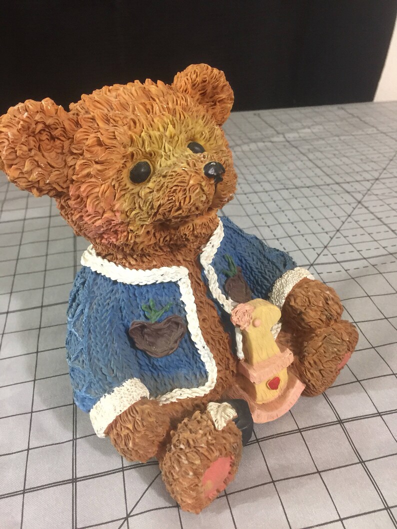 vintage teddy bear piggy bank