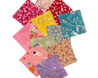 New patterns added! Many patterns! Fabric corner bookmarks for any size of books