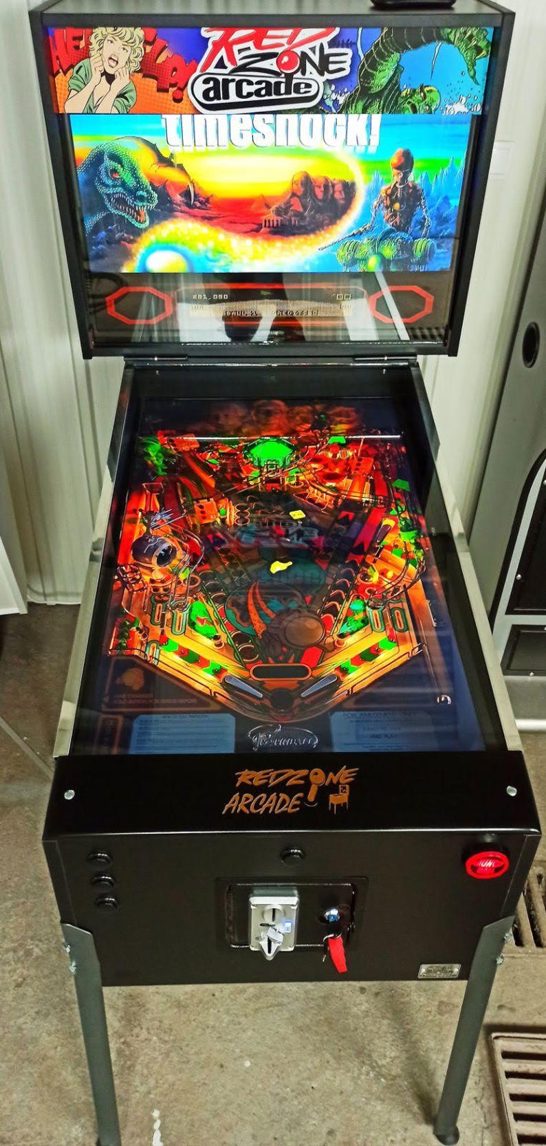 Virtual Pinball Cabinet Real Size Virtual Dxf Lightburn File for Cnc ...