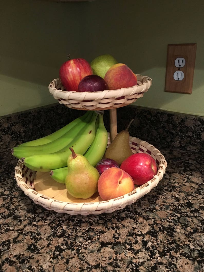 Kitchen Basket Two Tier Fruit Basket Holder for Perishable Etsy