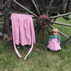 Girl and Matching Doll Aprons Custom Prairie Aprons Little House On The Prairie Laura Ingalls Wilder Pioneer Colonial Anne Of Green Gables
