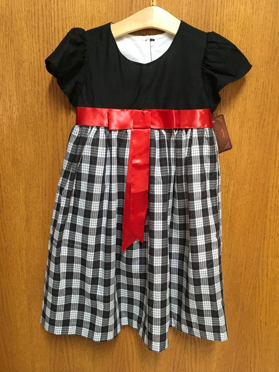 Girls Christmas Dress 3T 4 Girls Dress Little Girls Short Sleeve Dress Girls Dress Girls Size 3T Clothing Girls Clothing Girl Modest Size 4T Etsy UK
