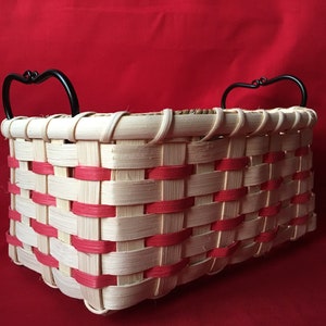 Custom Muffin/Bread Baskets With Wrought Iron Look Steel Handles Custom Basket Color Combinations image 3