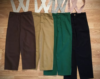 Custom Cotton Pioneer Pants: Historical Civil War Era Trousers