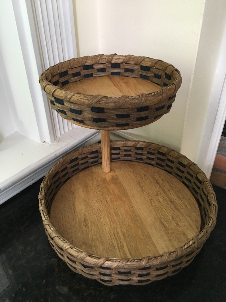 Kitchen Basket Two Tier Fruit Basket Holder for Perishable Etsy